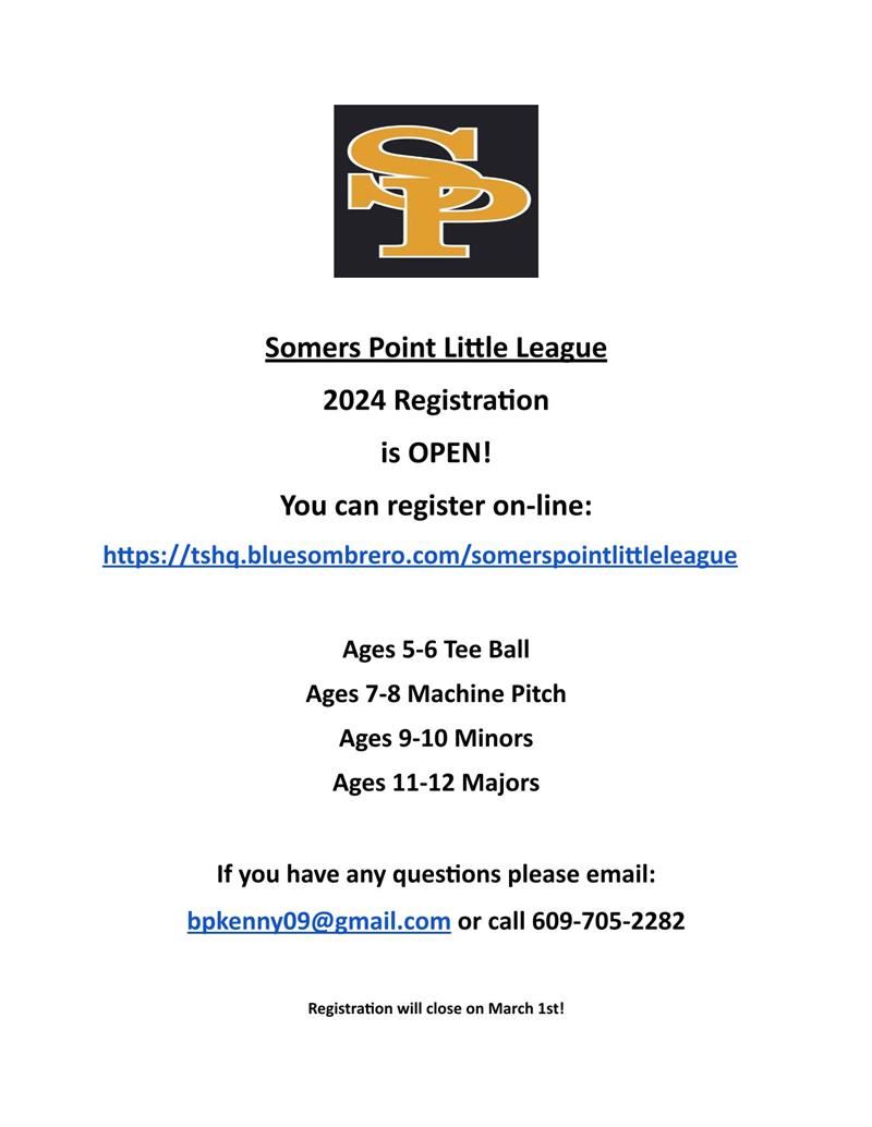  Somers Point Little League